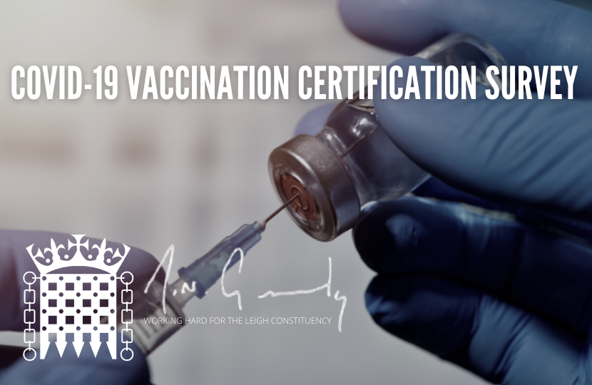 COVID 19 Vaccine Certification Survey James Grundy